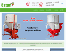 Tablet Screenshot of oztan.com.tr